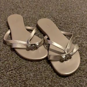 Hermès Gold Sandals